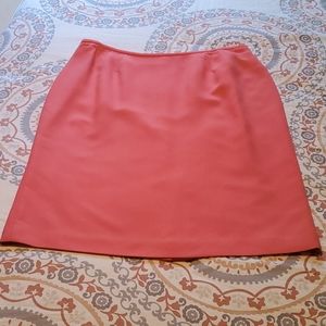 Preston & York coral pencil skirt
